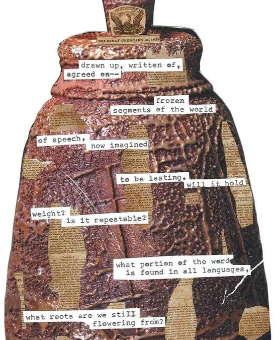 "Assigned Truths" poem and collage